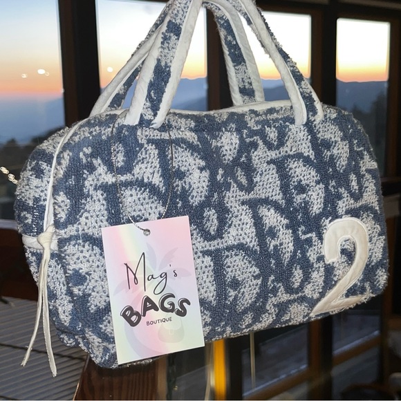 Dior: Trotter No. 2 Terry Diorissimo Y2K Monogram Oblique Boston Bag - Picture 3 of 17